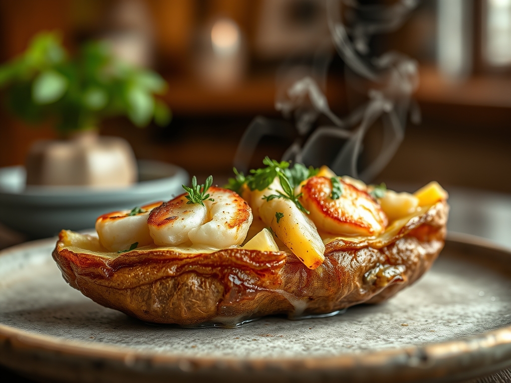 seafood baked potato recipes