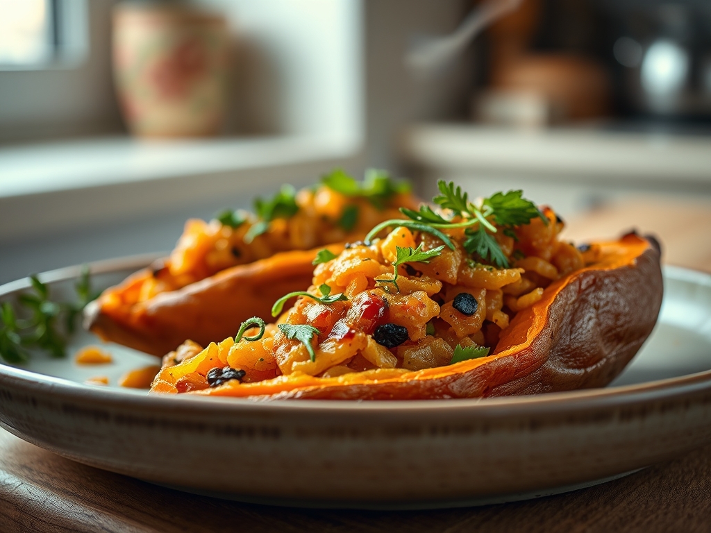 stuffed sweet potato recipes healthy