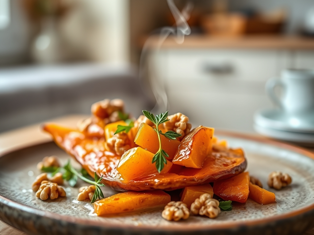 sweet potato recipes with walnuts